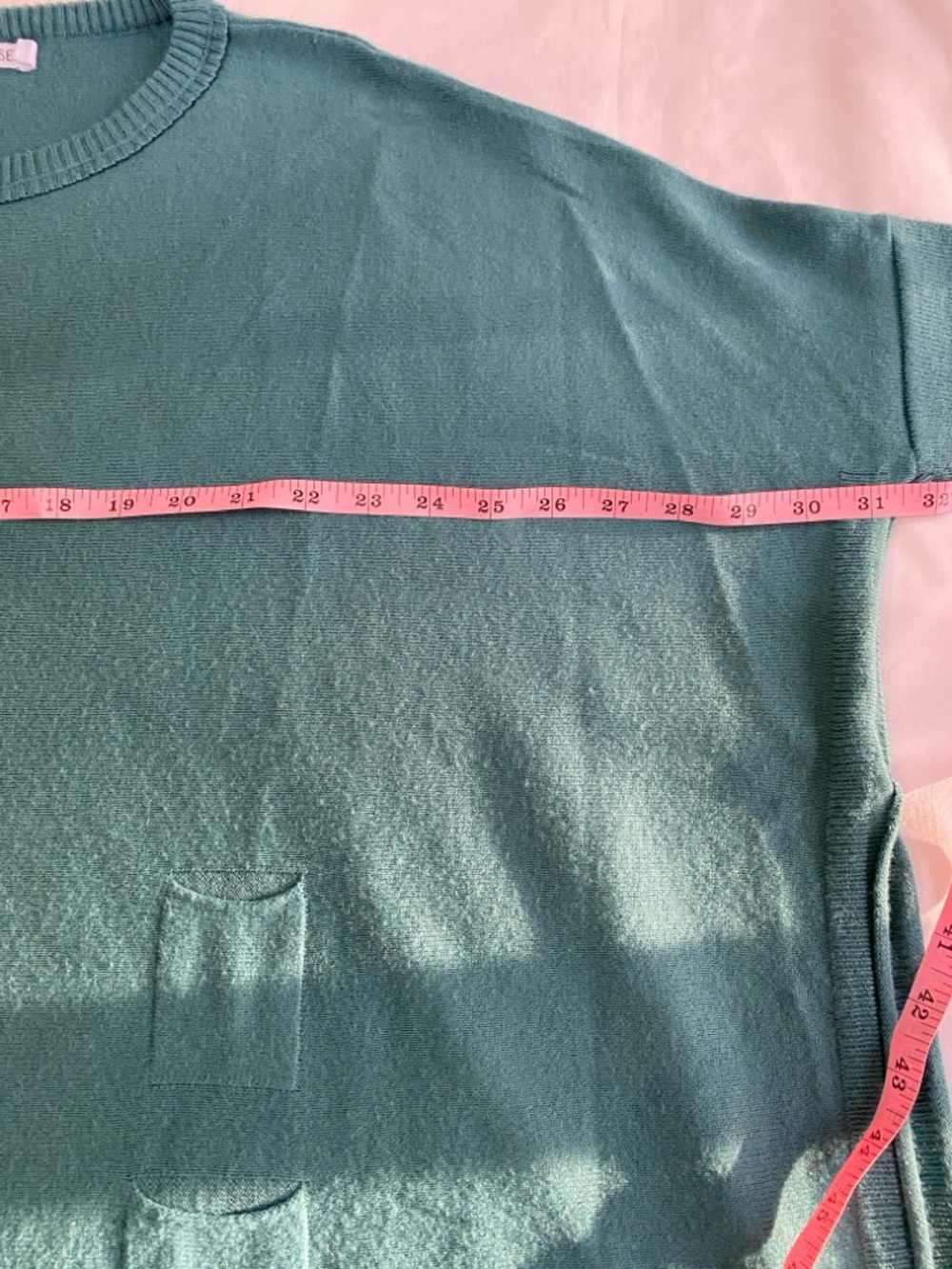MERSEA Catalina Teal Lagenlook Oversized‎ Crewneck Sweater OSFM - Picture 7 of 8